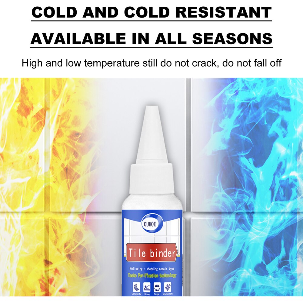 Tile Repair Glue Strength Paste Adhesive Fast Repair Wall Mending Tile Repair Glue For Home MAZI888