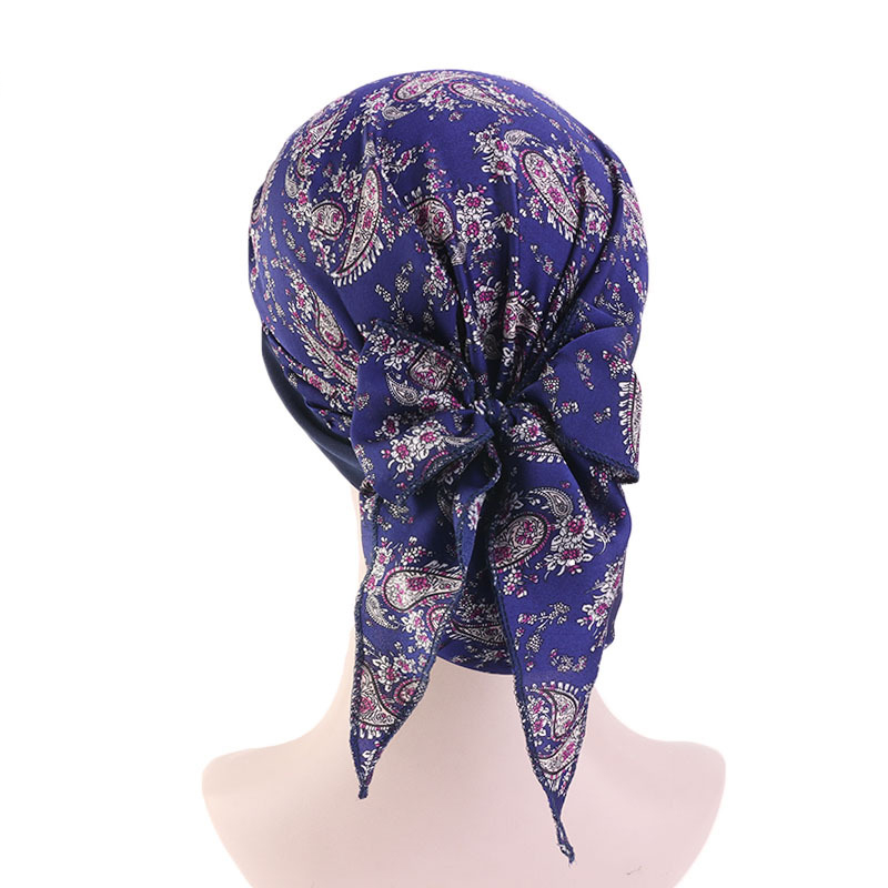 Vrouwen Kanker Hoofddoek Chemo Haaruitval Hoed Tulband Voorgebonden Hoofddeksels Bandana Nieuw