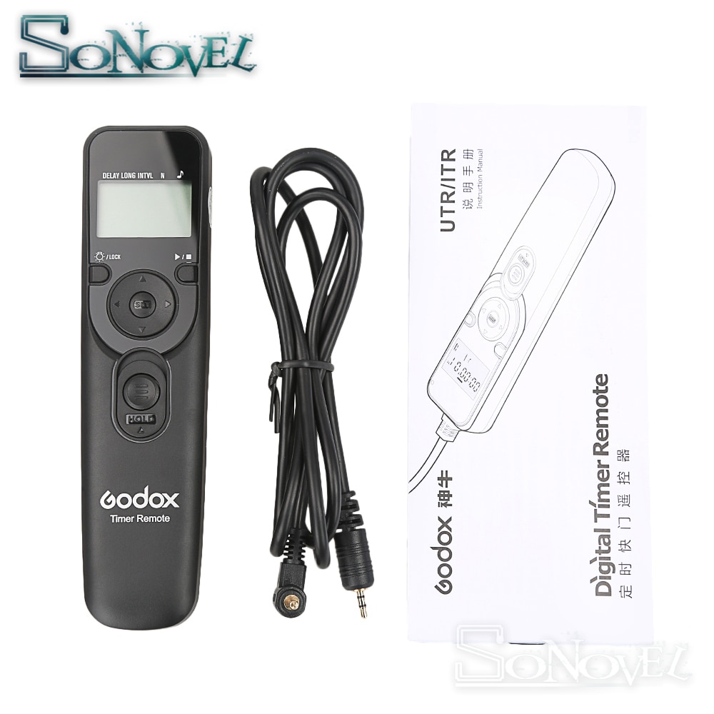 Godox Timer Afstandsbediening Ontspanknop DC0 DC2 N3 E3 S1 Kabel Voor Canon RS-60E3 RS-80N3 Nikon MC-DC2 Sony Olympus camera