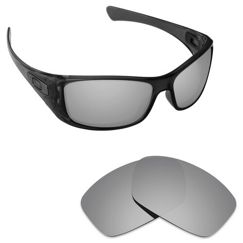 ToughAsNails Polarized Replacement Lenses for Oakley Hijinx Frame - Varieties: Metallic Silver