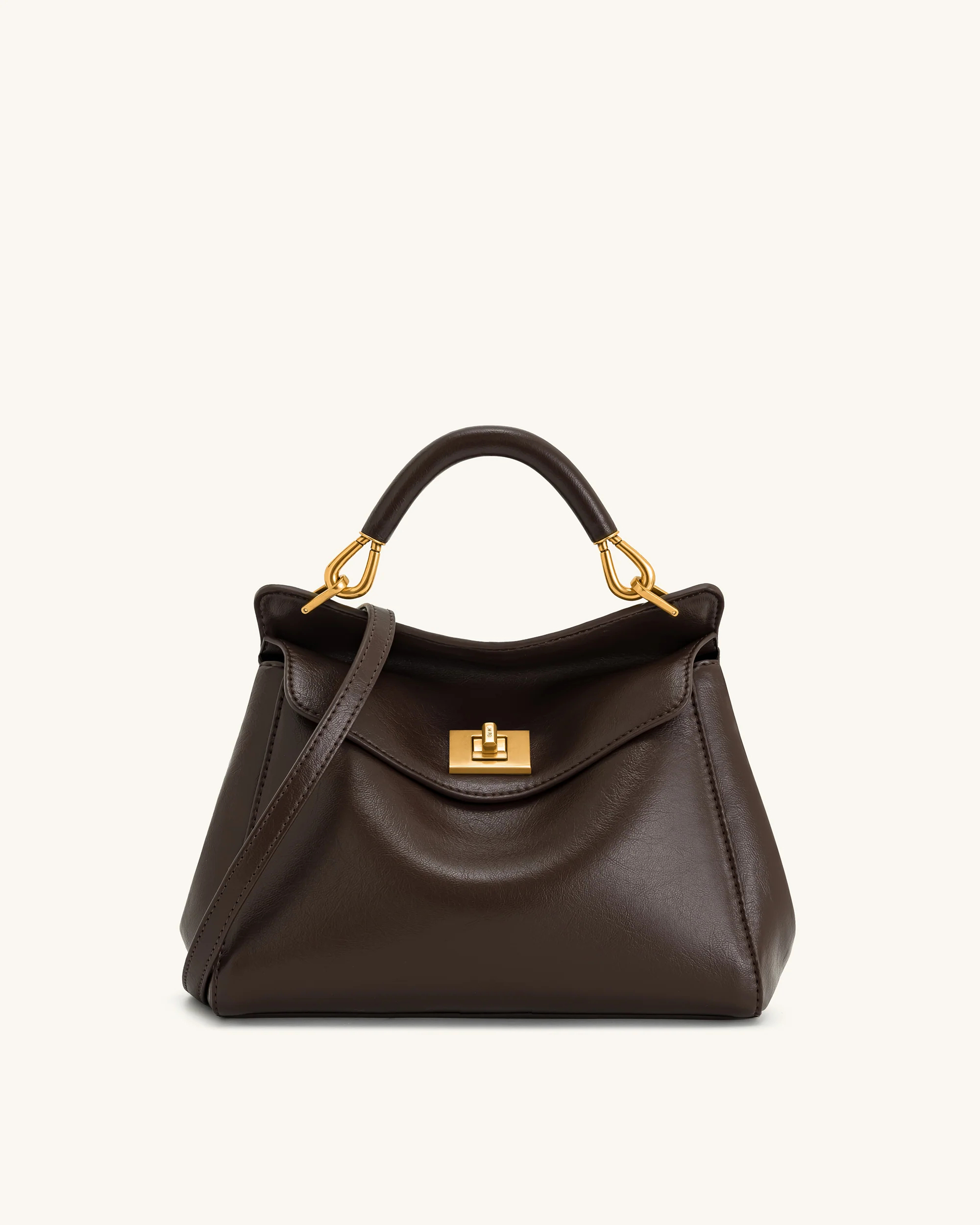JW PEI Handtasche 2025, neue Lucia sperren Schulter-Crossbody-Tasche, leicht, luxuriös, hochwertig, modisch, vielseitig, Damentasche Mohamedка: Braun