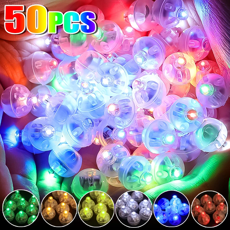 Mini LED Runde Ballon Lichter Farbige Leucht Blitz Becher Ball Lampe Laterne Licht Für Weihnachten Hochzeit Party Dekor