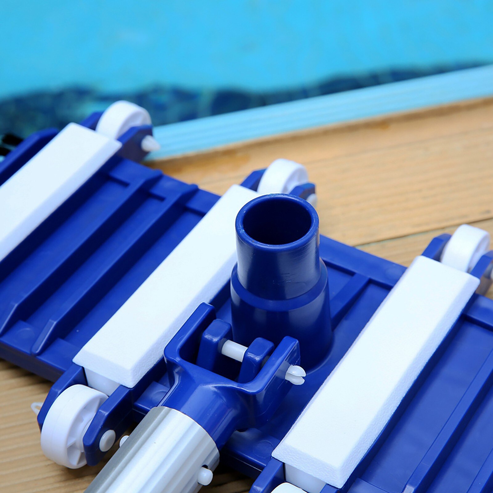 Freies Gewichteten-biegen Vakuum Kopf-14-zoll Pinsel Befestigung Werkzeug Mit Nylon Seite Borsten Multifunktions Schwimmbad saug kopf