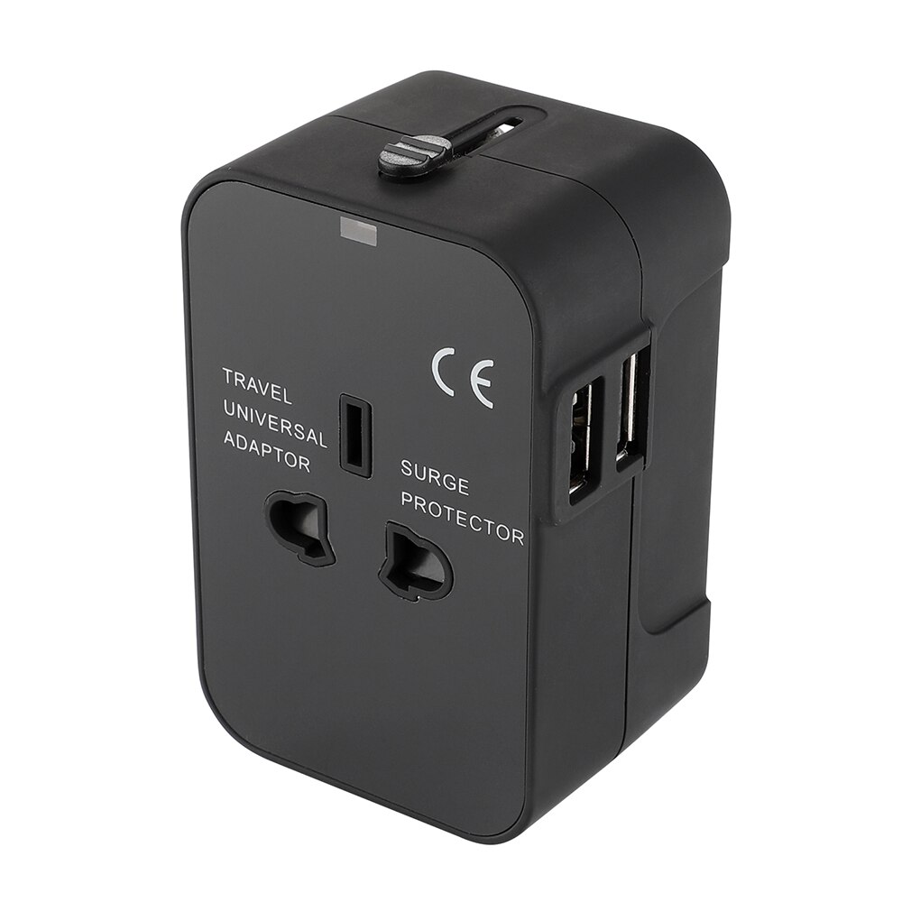 Global Conversion Plug Adapter Adapter Portable Universal Socket Conversion Plug for Travel Cameras Phone Charger K: Silver