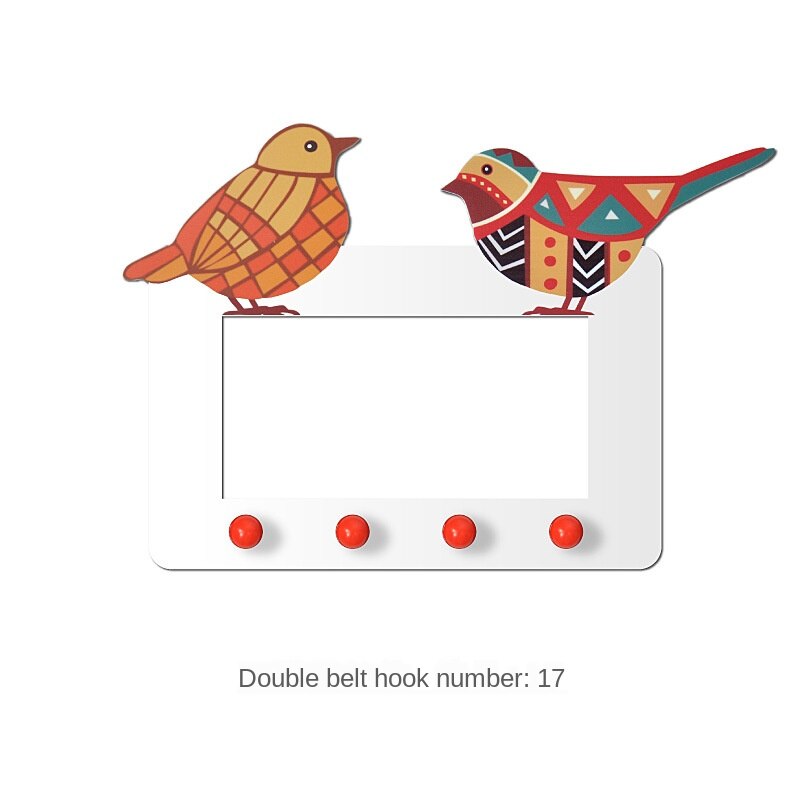 Bon augure oiseau interrupteur décoration pâte moderne Simple cadre couverture prise Protection couverture peut être carte peut coller Stickers muraux: 17