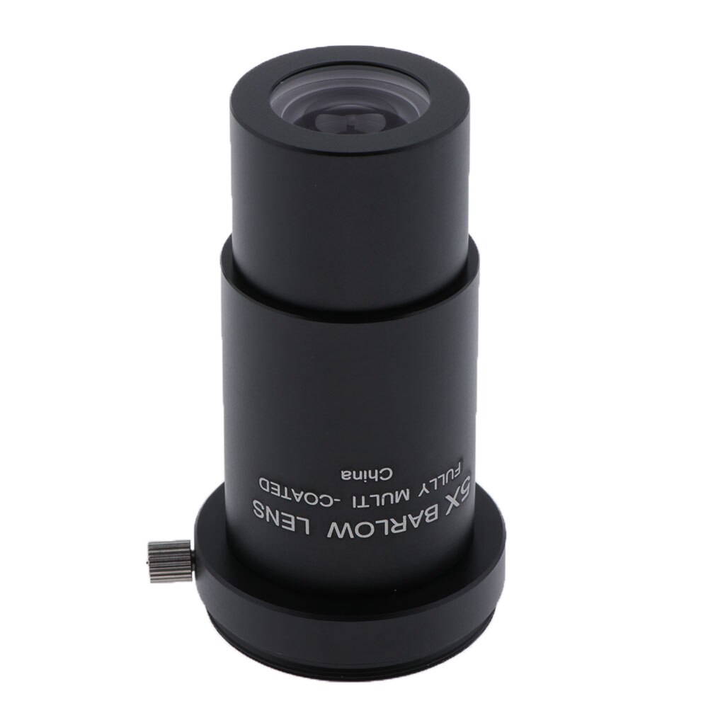 Barlow Lens 3X Telescope Eyepiece Optical Photography Accessory Moon Planet Nebula Star Observation