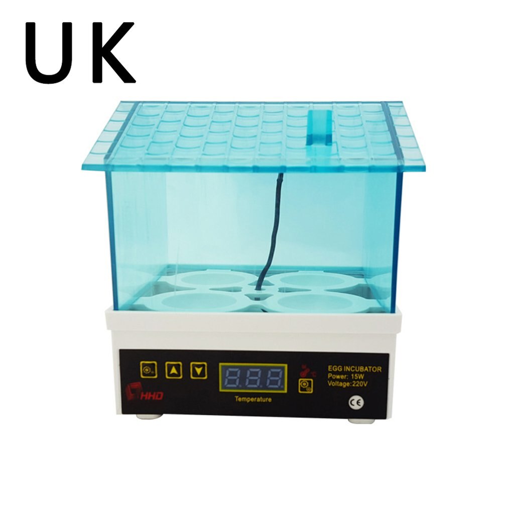 UK/US/EU Plug Automatic Breeding Machine 4 Egg Brooding Machine Field Breeding Machine Incubator: UK
