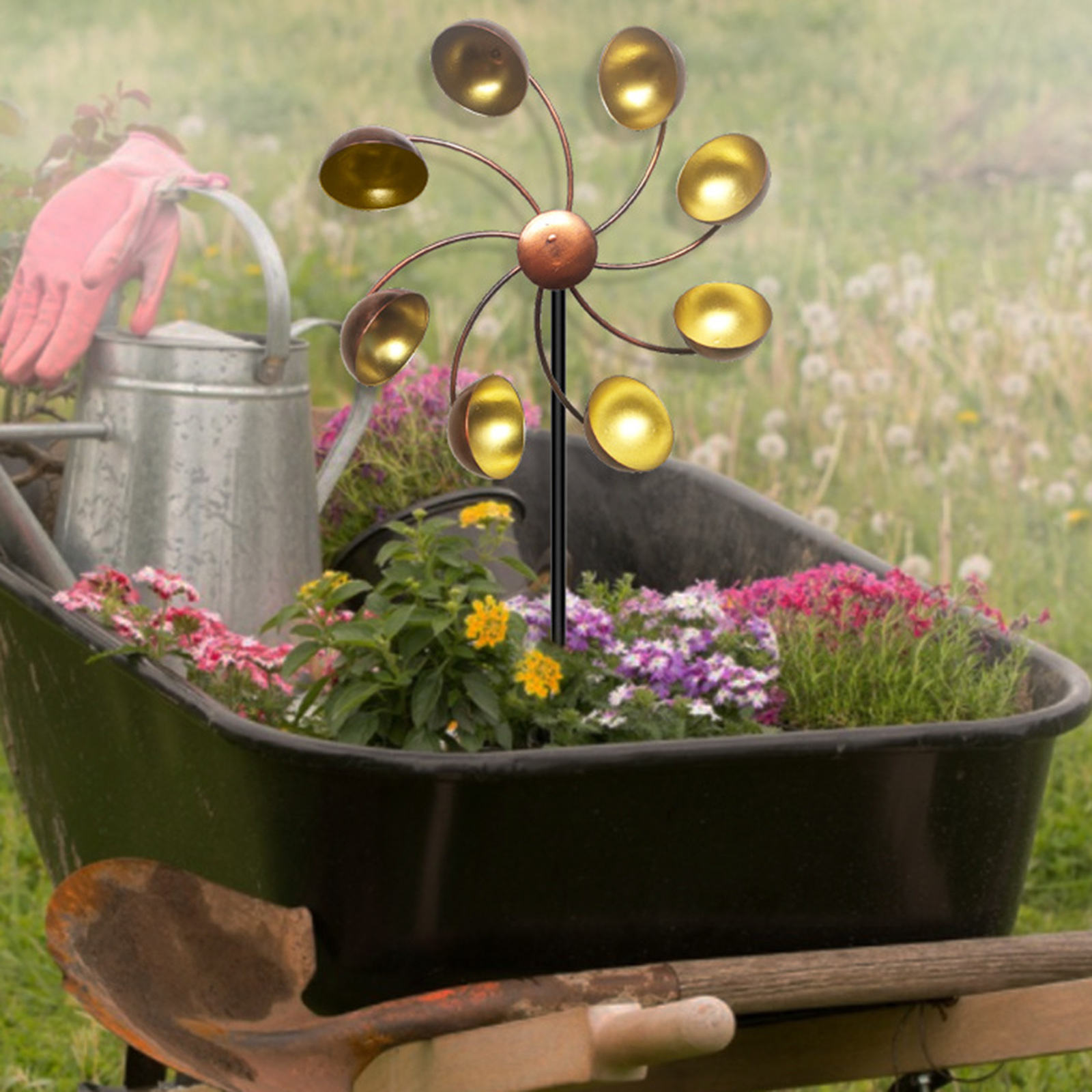 66cm Windmill, Garden Decoration,, Wind, Crafts, Pinwheel, Art Decoration, Stake, Garden,