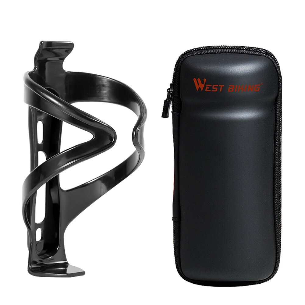 WEST BIKING Bottle cage MTB Bike Storage Box Apply Bottle Cage Cycling Tool Kettle Frame Bottle Holder Cycling tool canister: type 2 Matt