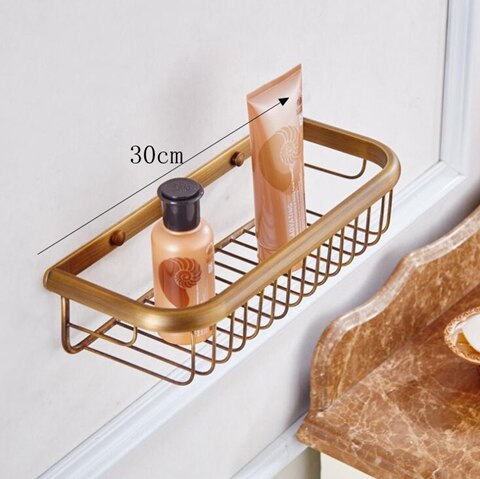 Vidric Antike Bronze- Badezimmer Zubehör einstellen verwöhnen Haltegriff Seife Halfter Handtuch Schiene Wc Gebürstet Halfter Wc Papier Halfter: Regal