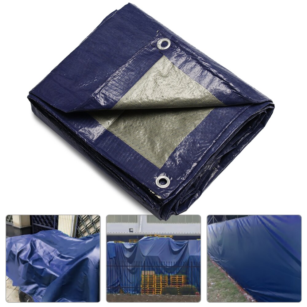 1Pc Waterproof Tent Cover Rainproof Cloth Heavy Duty Tarpaulin Camping Outdoor Sunshade Ground Sheet