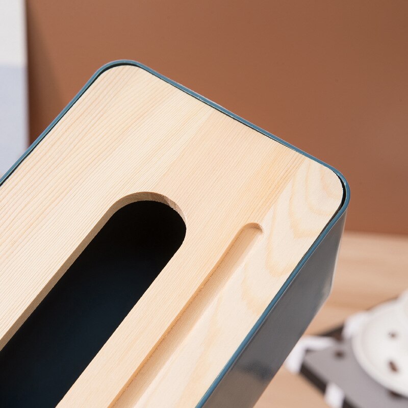 Herramientas de decoración de estilo nórdico caja de pañuelos de plástico, caja de pañuelos de papel, soporte para Decoración de mesa para el hogar, suministros para el hogar