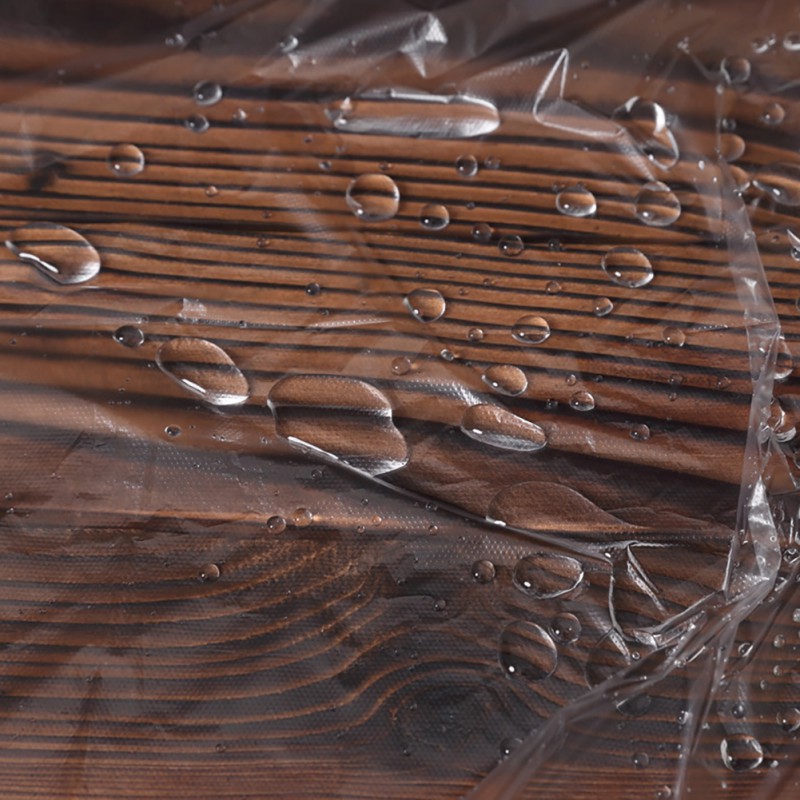 100pcs/set Cooking Cleaning Plastic Aprons Disposable Apron Transparent Easy Use Kitchen Aprons For Women Men Kitchen