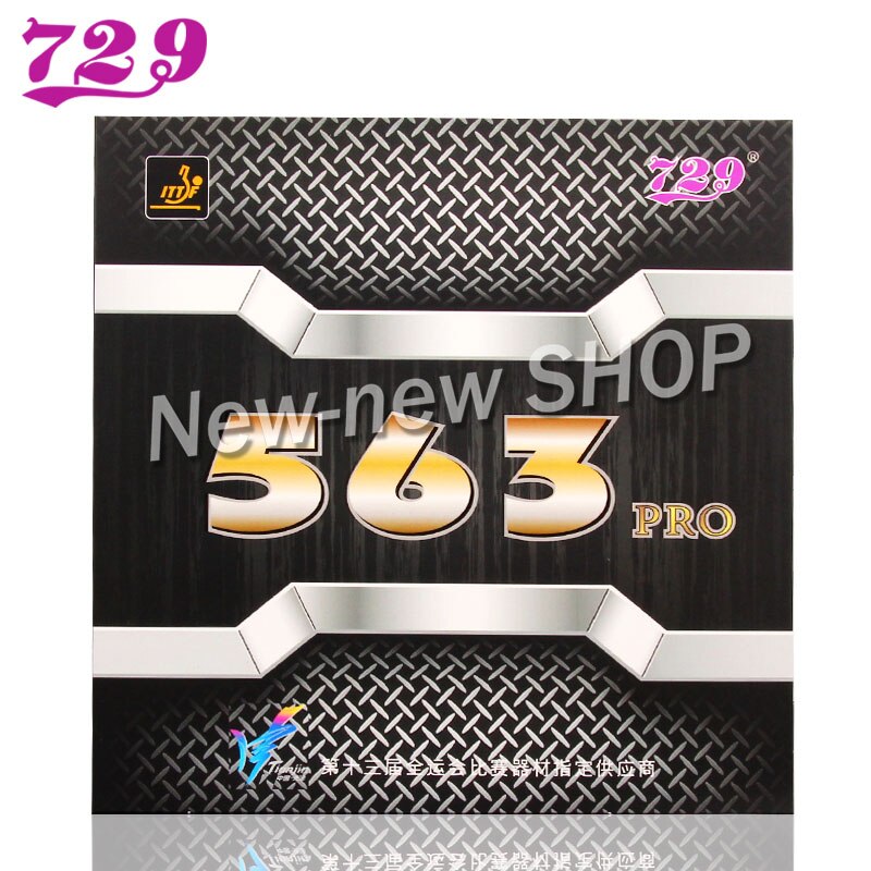 729 amistad 563 PRO (563 Provincia, Pips-out especial) Ataque de goma de tenis de mesa con esponja de Ping Pong