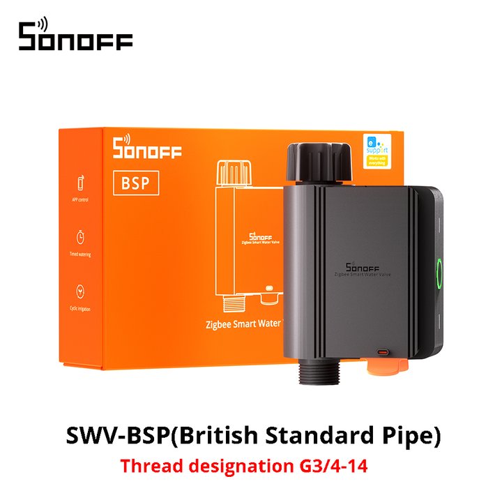 SONOFF SWV Zigbee 3.0 inteligentny zawór wodny IP55 sterownik zraszacza automatyzacja nawadniania w domu kompatybilny z eWeLink Alexa Google: Bundle2