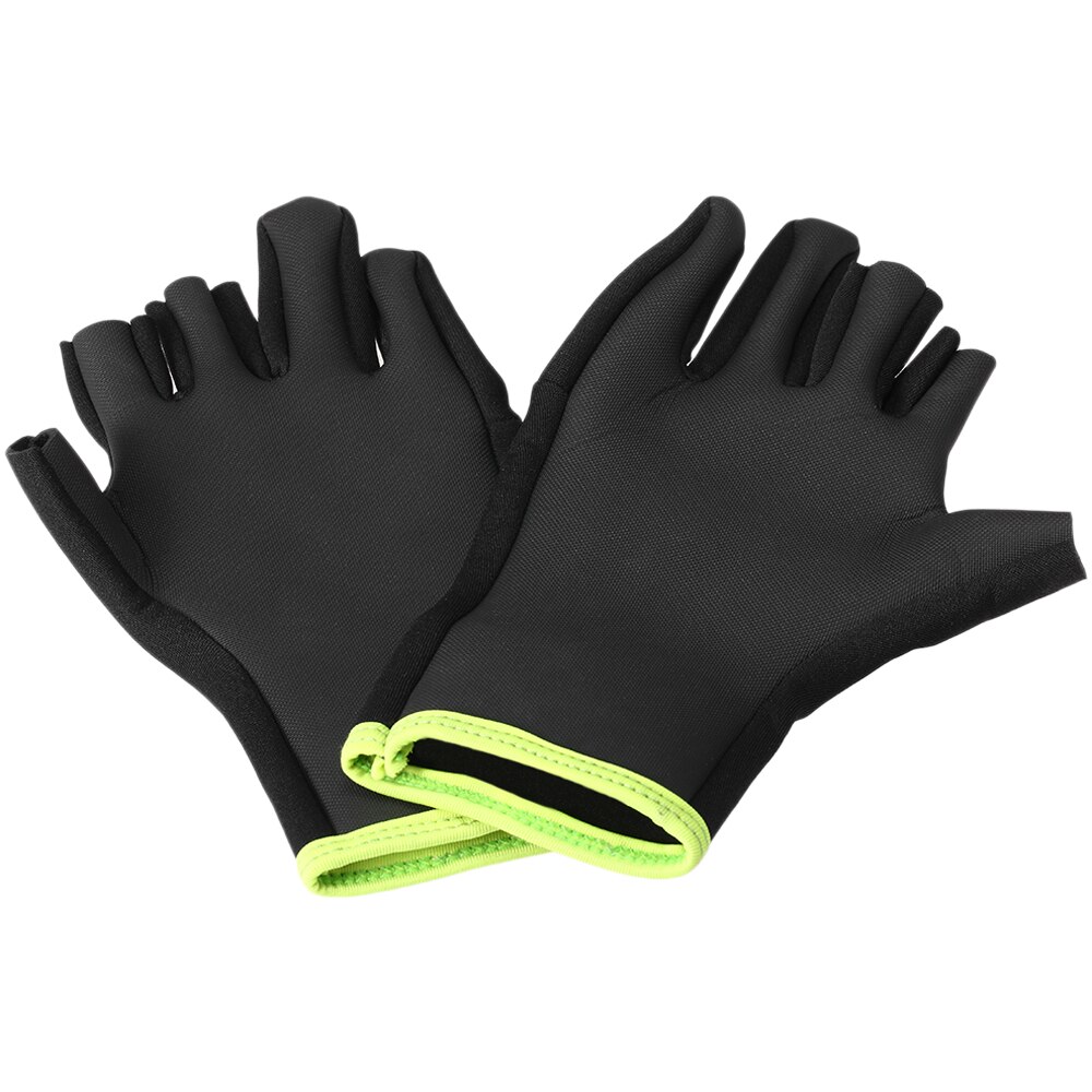 Neopreen Vissen Handschoenen voor Mannen 3 Vingerloze Anti-Slip Waterbestendig Outdoor Sport Vliegvissen Handschoenen