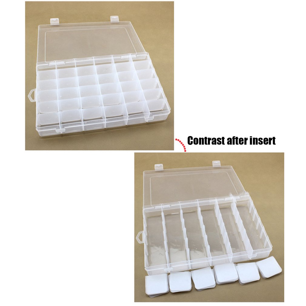 Electronic Components Storage Assortment Box 36 Value Assortment Box Adjustable Tool Box Parts Box Multifunctional Storage Box