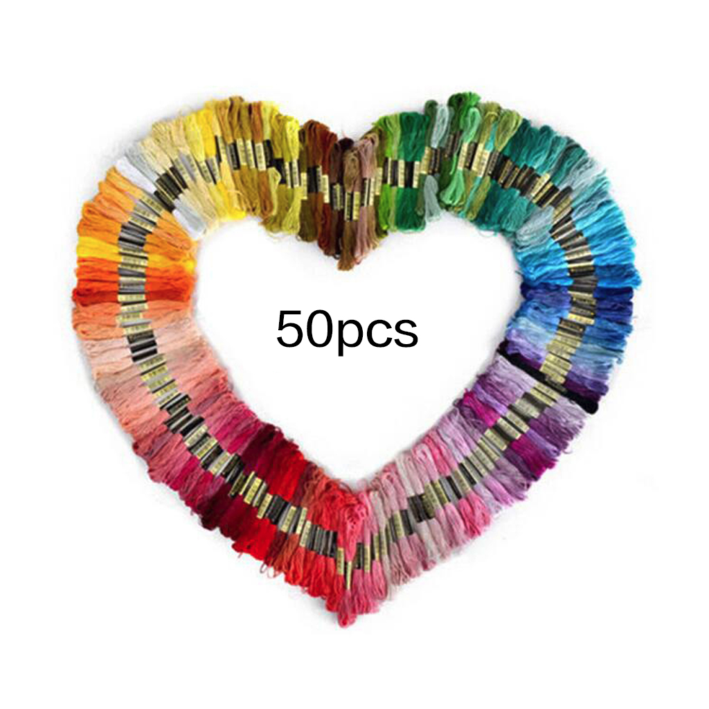 DIY Magic Embroidery Stitching Punch Needle Tool Stitching Punch Pen With Case Sets DIY Craft Sewing Tool aguja magica para bord: C 50pcs