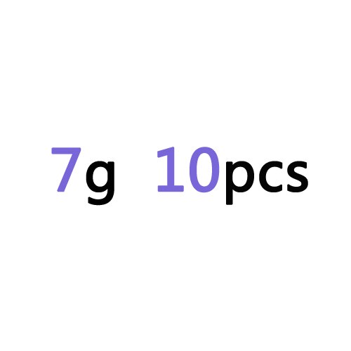 Anzuelo de plomo de 1g-50g, Conector de gancho de cambio rápido, línea de apertura de la boca, peso de plomo, aparejos de pesca de balsa dividida: 7g-10pcs