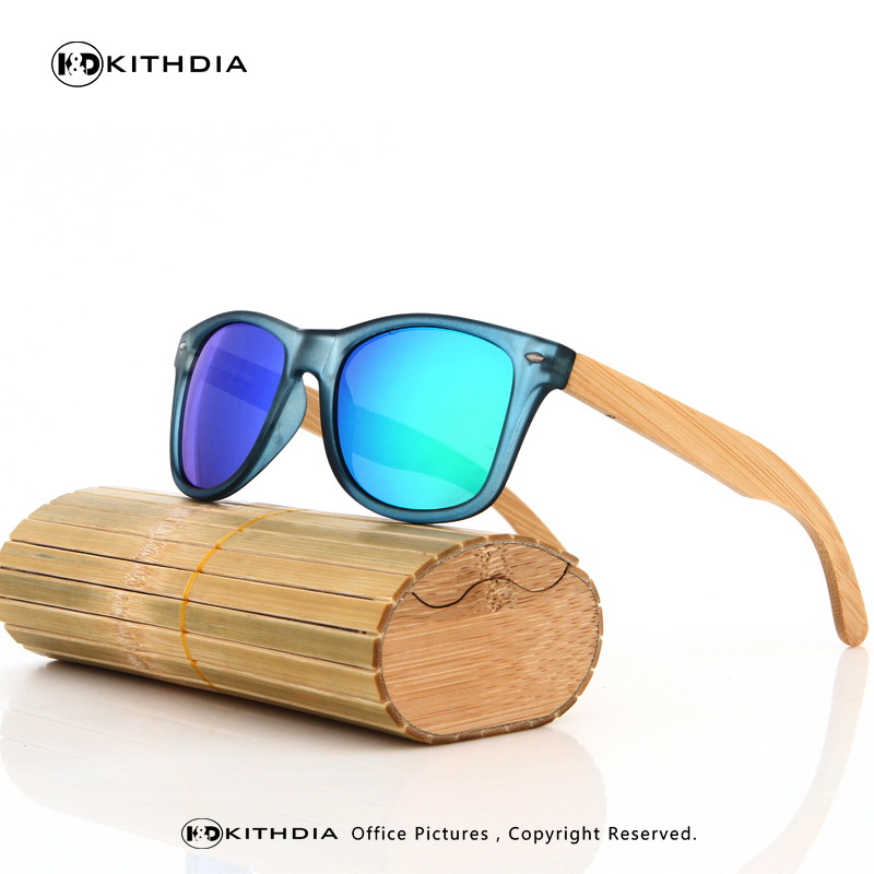 KITHDIA Hout Zonnebril Mannen Gepolariseerde Rijden bamboe Zonnebril Houten Brilmonturen Oculos De Sol Feminino: 16