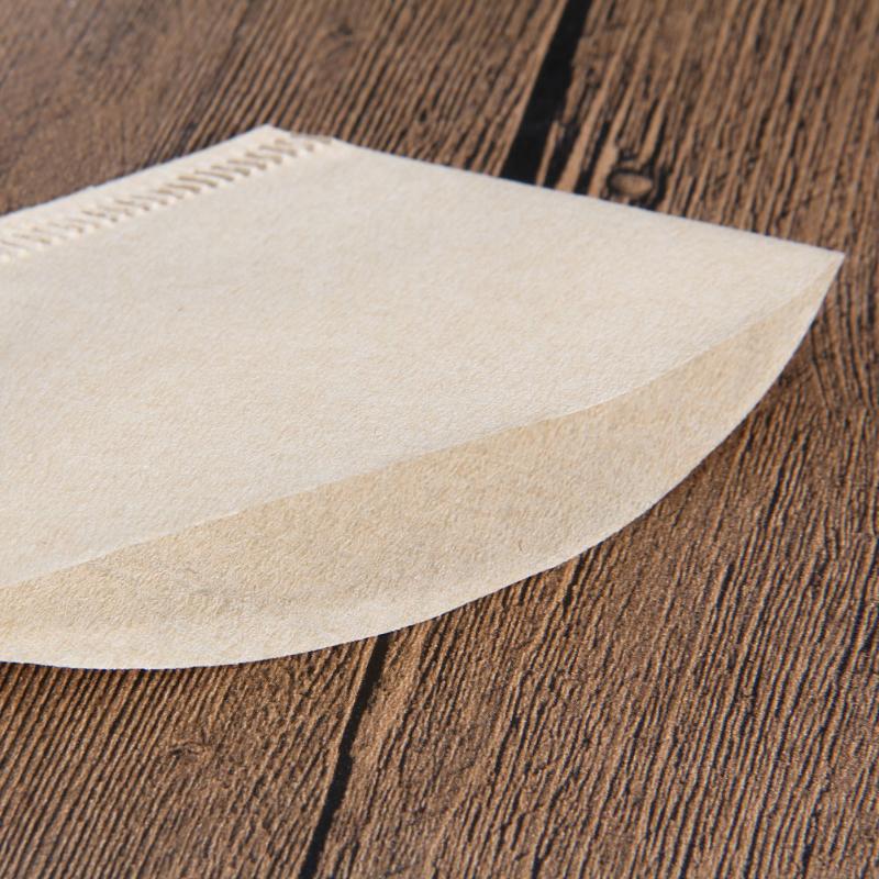 40pcs/lot Wooden Original Hand Drip Paper Coffee Filter Coffee Filters Eco-friendly Coffee Filter Bag Coffee Maker Accessories