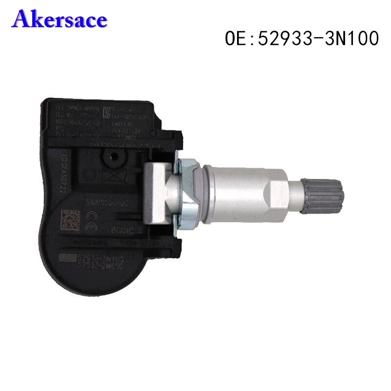 52933-3N100 52933-2M650 Bandenspanning Sensor Voor Hyundai Accent Voor Kia 529333N100 Bandenspanning Monitor Sensor Systemen 433Mhz