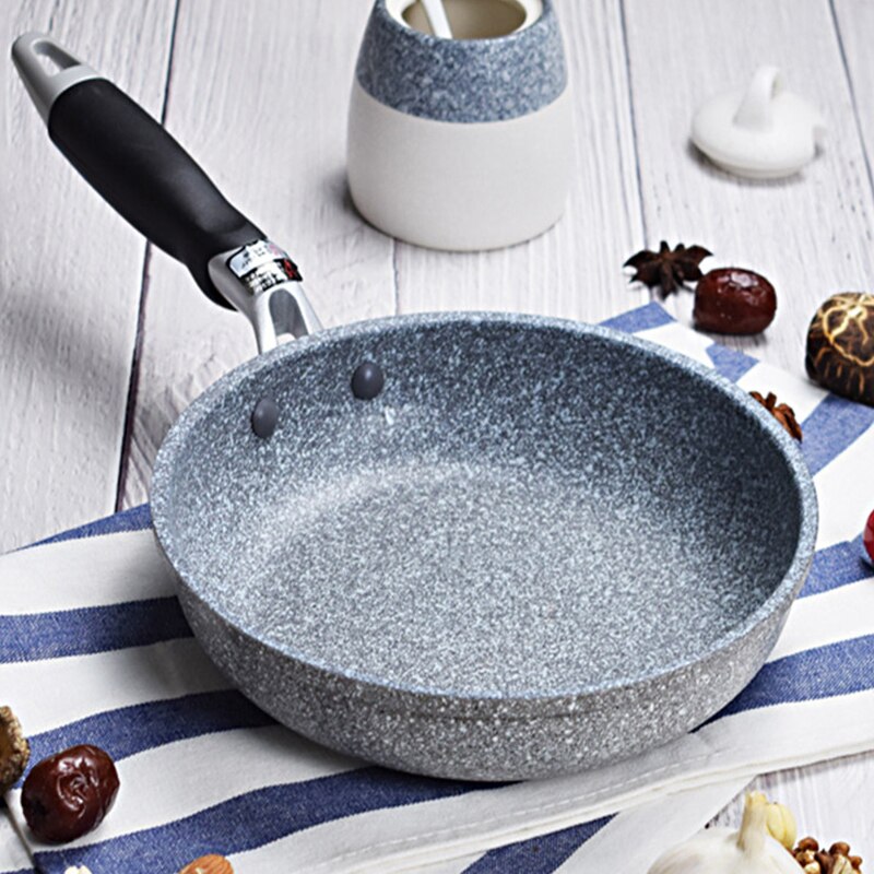 20cm 26cm 28cm Non-stick Frying Pan Kitchen Skillet Cauldron Induction Cooker Wok Pan Bread Pizza Egg Pan Gas Stove Pancake Pan