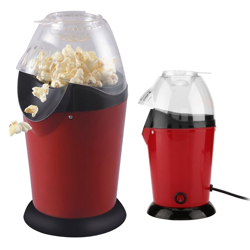 Draagbare Elektrische Popcorn Maker Thuis Ronde/Vierkante Air Popcorn Making Machine Keuken Desktop Mini Diy Corn Maker 1200W