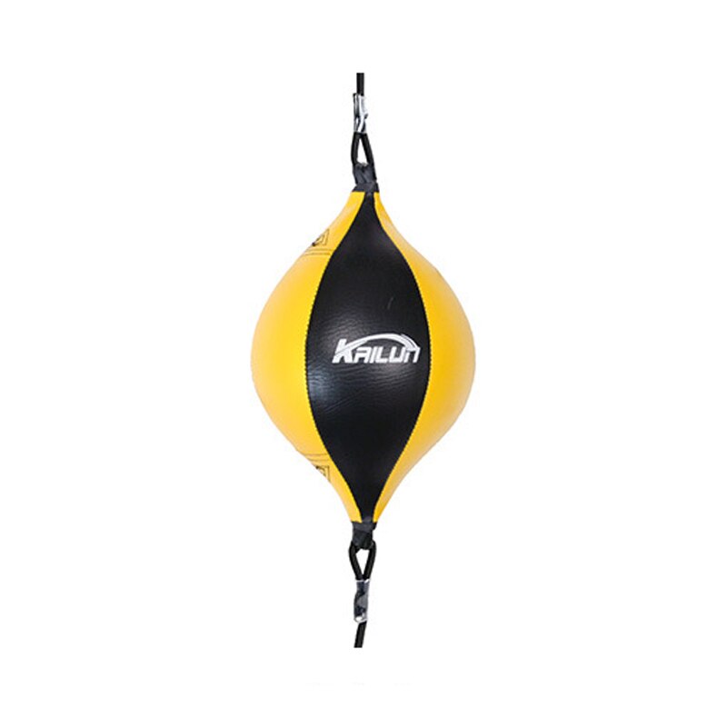 PU Leather Boxing Punching Bag Pear Boxing Bag Inflatable Boxing Speed Bag Double End Training Reflex Speed Balls: F
