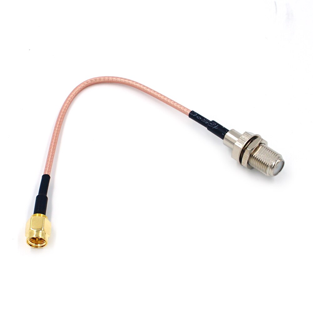 1Pcs Connector Adapter Sma Stekker Naar F Vrouwelijke Jack Connector Kabel RG316 Coaxiale F Type Kabels 10Cm-100Cm