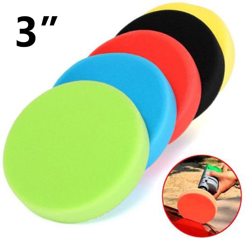 5 uds./kit 3 esponja para pulir autos de espuma pulidora Lima esponja
