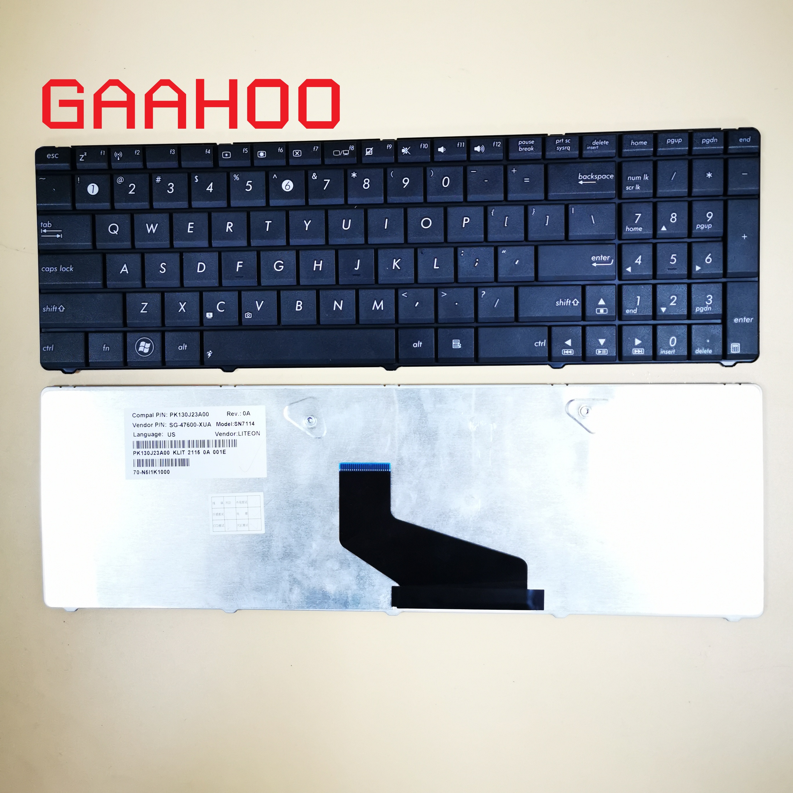 Brand Orig US keyboard VOOR ASUS K53U K53Z K53B K53BR X53BY X53U X73 N73 K73 K73T A53U K53T K53T x53Z X53BR X53E A53U laptop