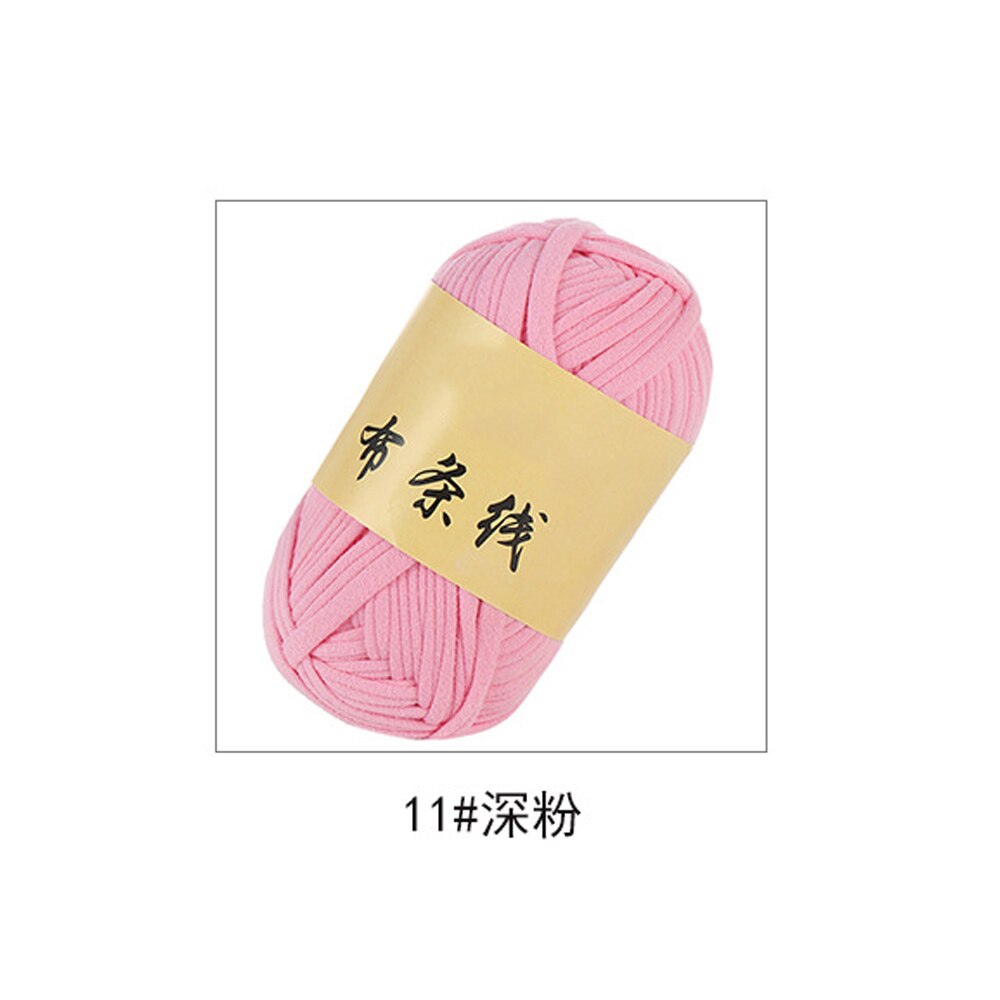 30M Weven Draad Garen Zachte Polyester Geweven Zak Tapijt Diy Hand-Gebreide Materiaal Wol Breien Gevlochten Doek Garen vrouw: Pink 3