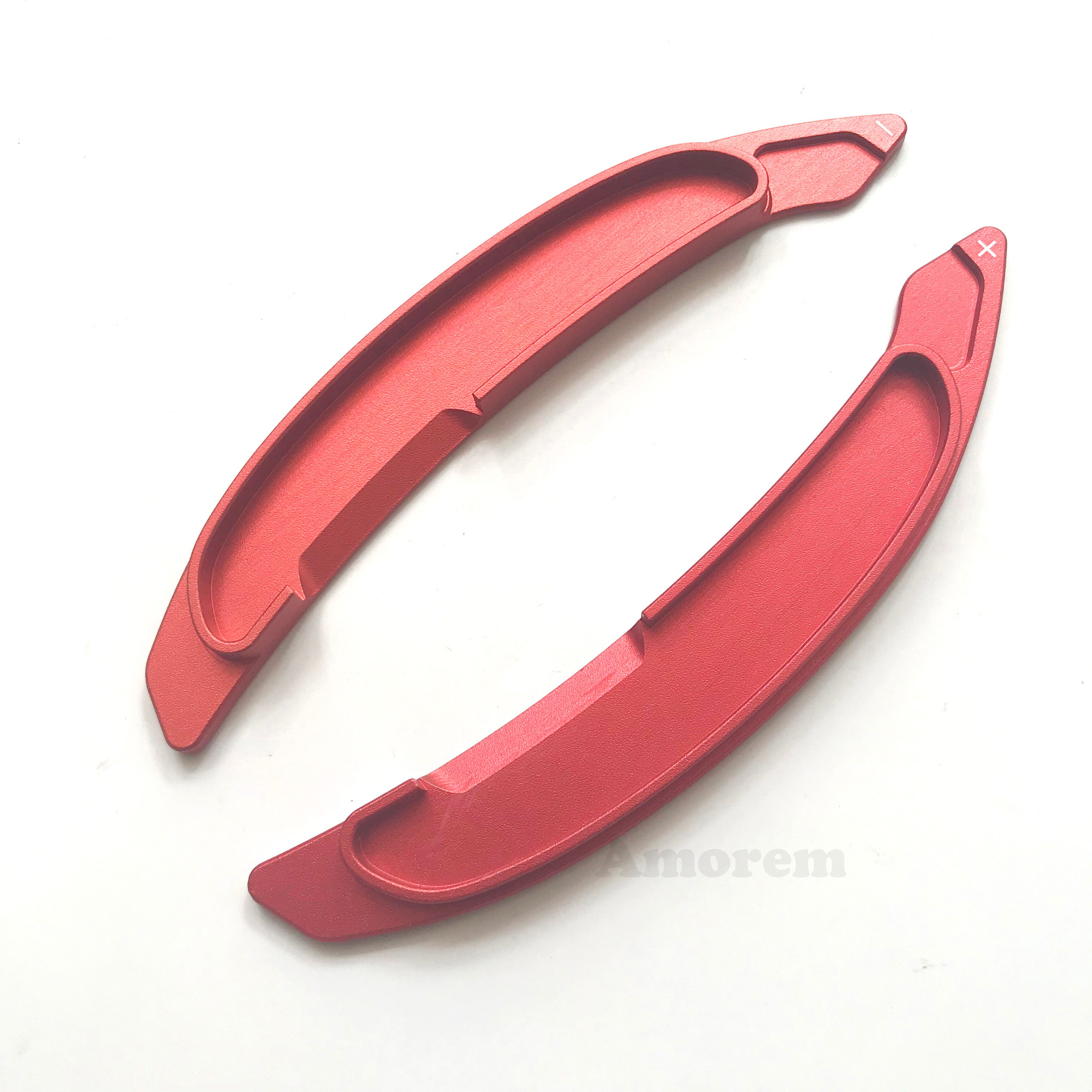 Steering Wheel Paddle Shift For Mitsubishi Pajero Lancer ASX RVR Outlander Eclipse Cross Car Shifter Extension: Model A Red