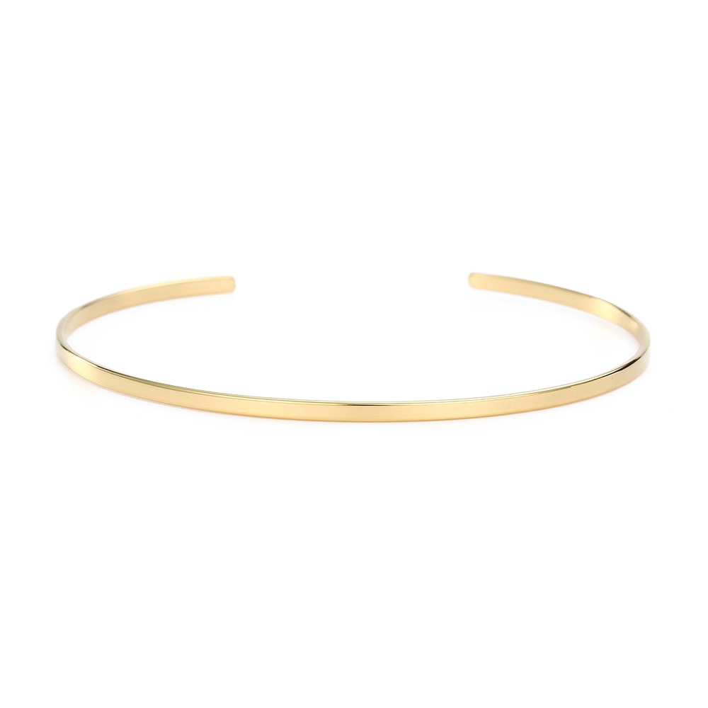 Emanco Multilayers Rvs Armbanden Voor Vrouwen Trendy Manchet Ring Bangle Armband Luxe Vrouwen Sieraden: YZ15508 Gold Color