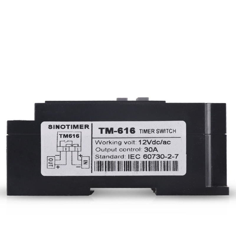 TM-616 minuteries programmables hebdomadaires 30AMP charge de contrôle 17 marche/arrêt 12V 110V 220V 24h commutateur de contrôle de temps numérique