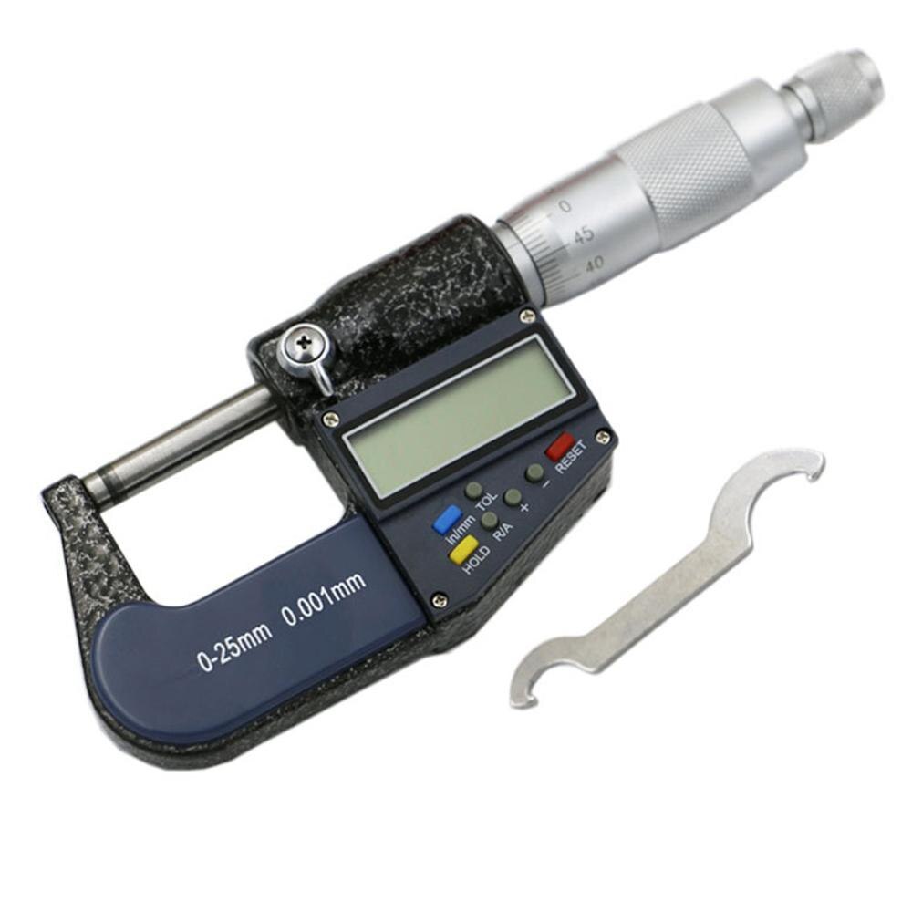25mm/0.001mm Large LCD Metric/Inch ConversionElectronicDigital Micrometer