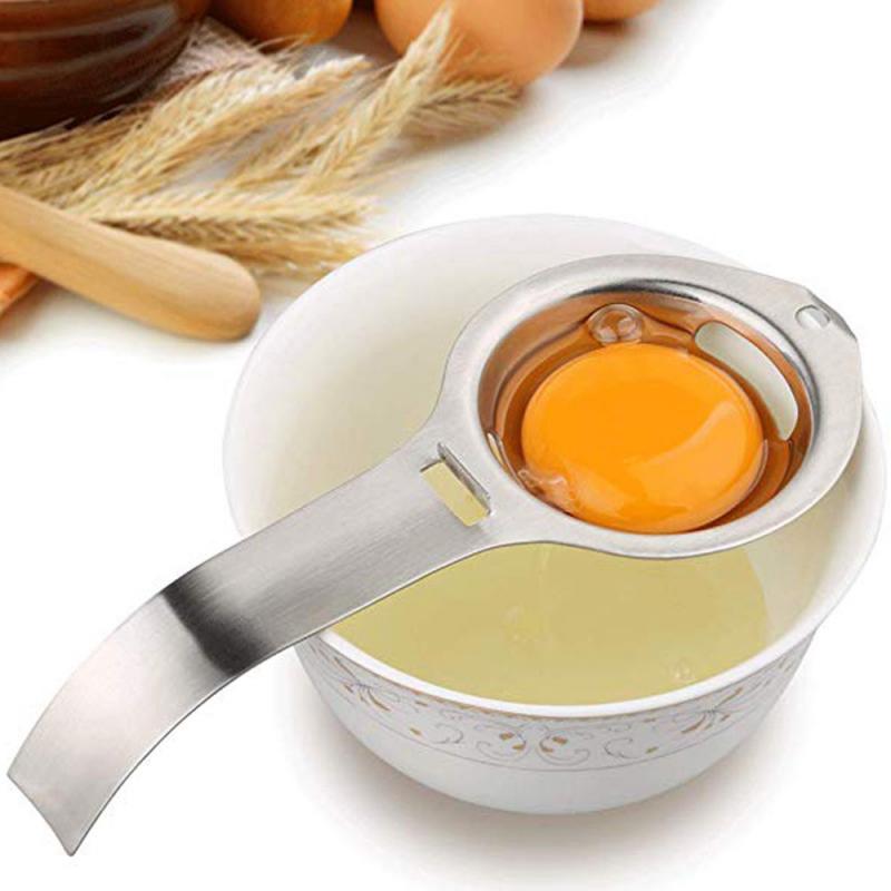 Stainless Steel Egg Separator White Yolk Sifting Egg Dividers Home Kitchen Chef Dining Cooking Gadget Egg Tools