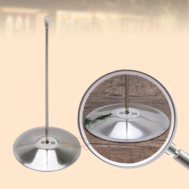 Stainless Steel Straight Rod Paper Memo Holder Bill Fork Fork for Receipt Note Spike Stick accessories tools