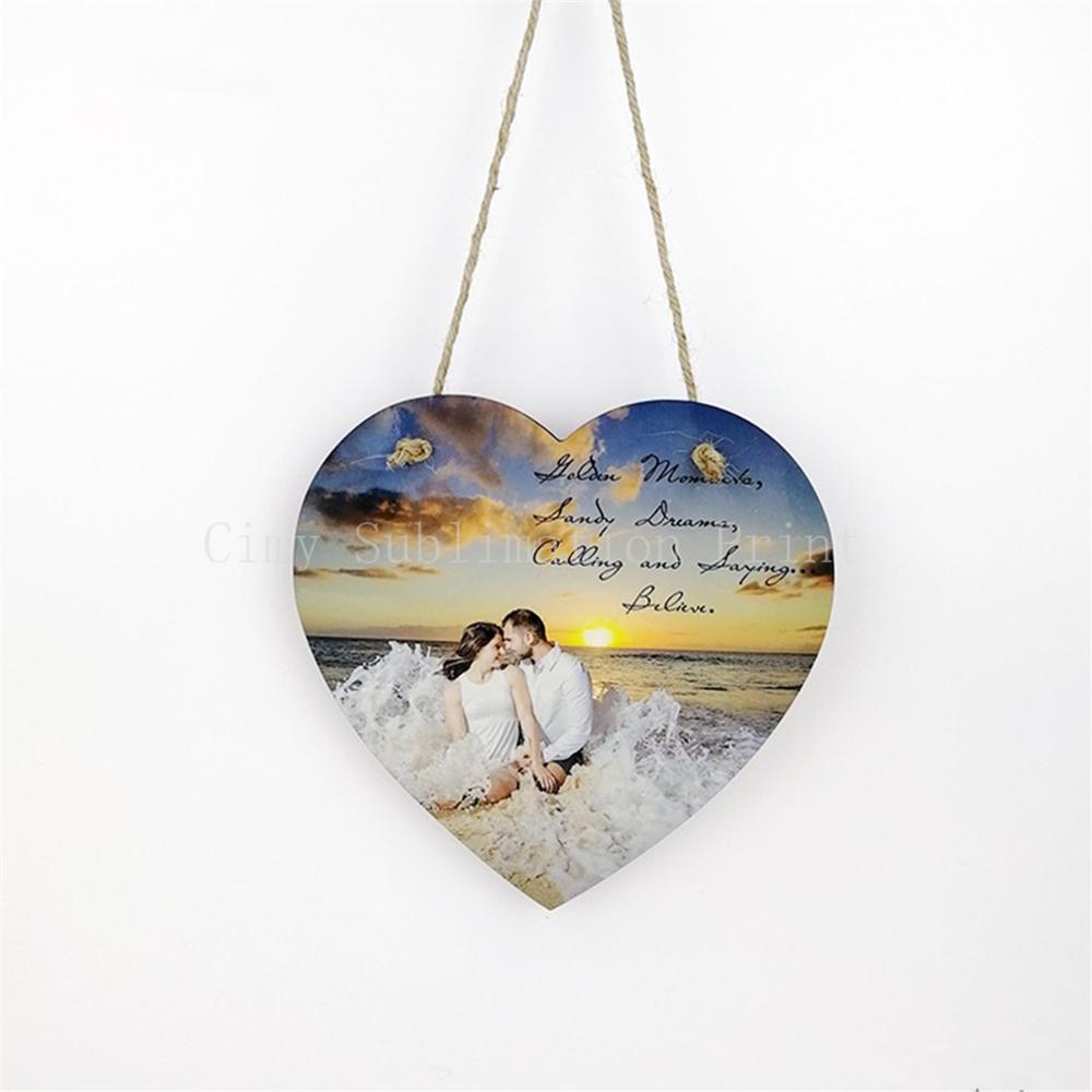 Freies 10 teile/los MDF holz Material DIY wärme Sublimation tür hängen Zauberstab dekoration behänge