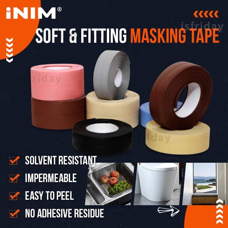 INIM® Easy Masking Tape Applicator Painter Fast Precise Tape Cutting for Doors Cabinets Window Panes Bathtub Home Accessories