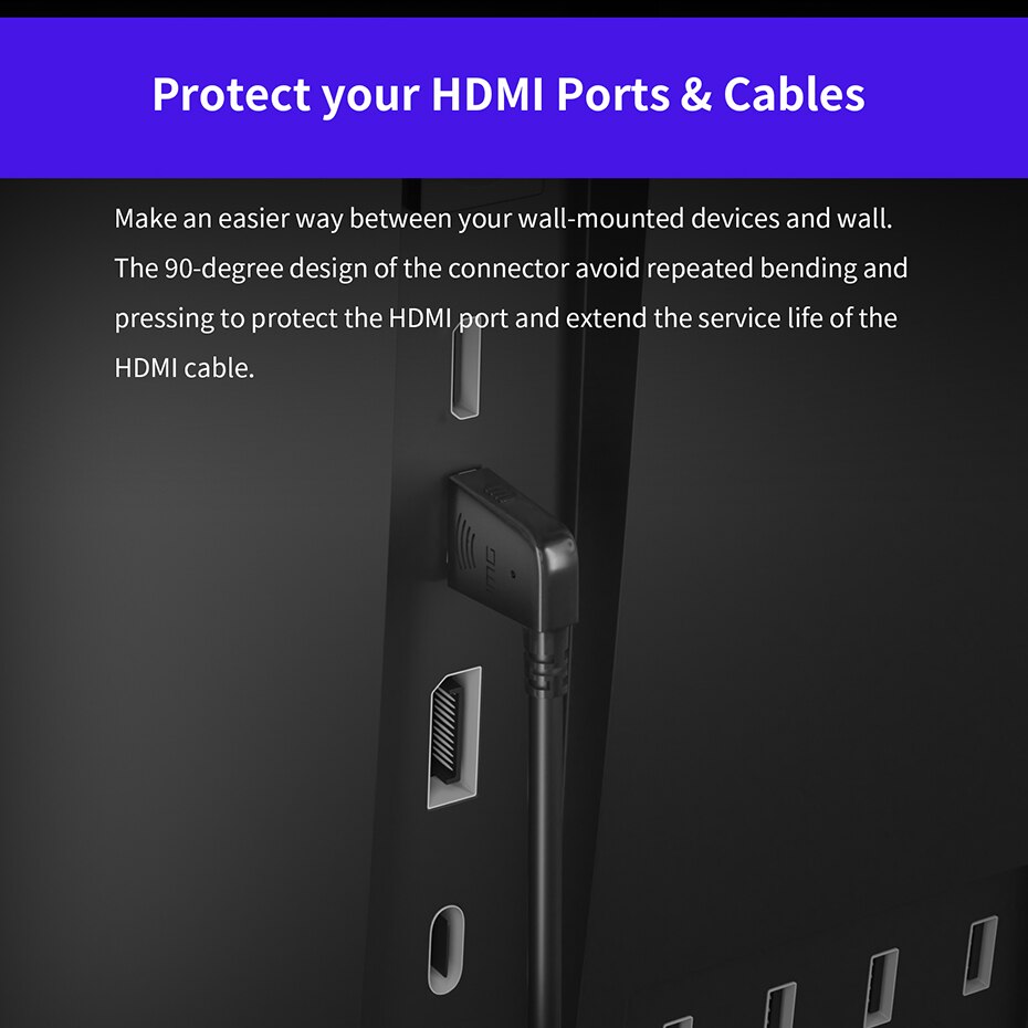 Ultra short HDMI Cable 36AWG 4K HDMI cable with ethernet HDMI ARC CEC supported HDMI 2.0 for samsung TV PS4 pro apple TV PC