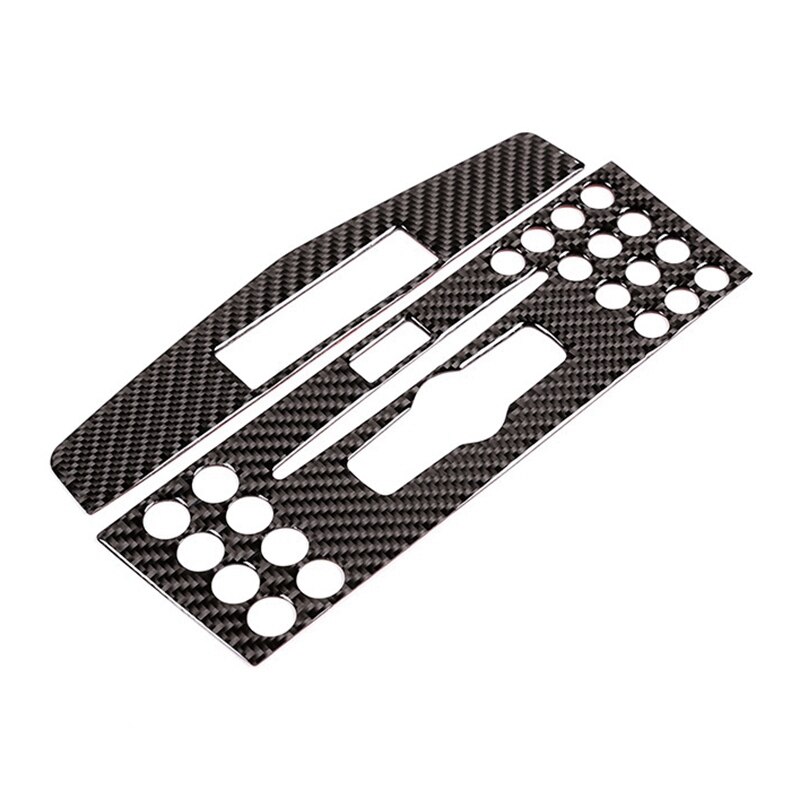 Voor mercedes-benz-c-klasse  w204 koolstofvezel centraal bedieningspaneel navigatie cd-paneel decoratieve afdekking