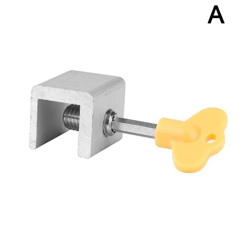 Écran fenêtre serrure bouchon fenêtre coulissante aluminium fenêtre porte sécurité et acier antivol fenêtre serrure de protection Al S7T5: A