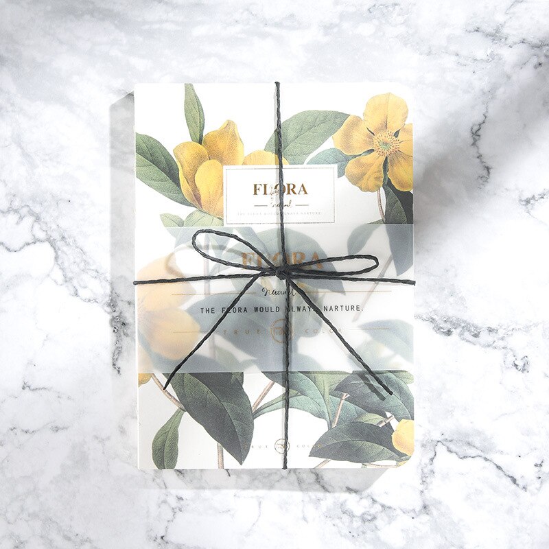 Cuaderno con agenda Floral Retro TUNACOCO, planificador semanal, Cuadernos para Colegio, suministros de oficina, papelería bz1710035
