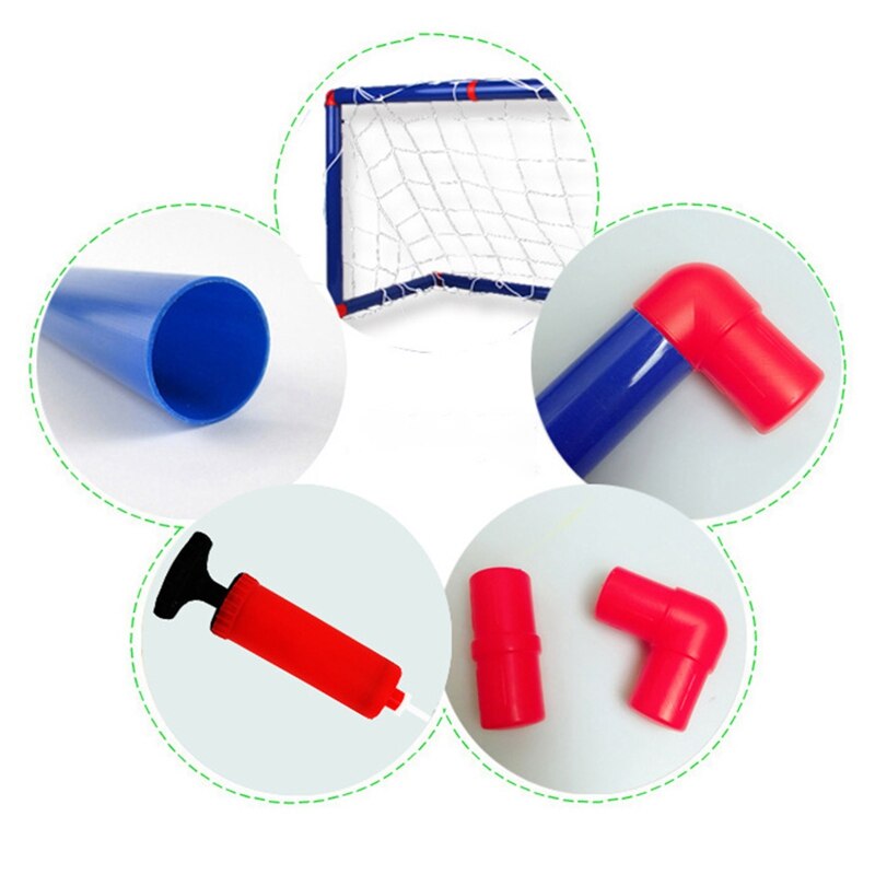 Crianças crianças inverno hóquei no gelo vara ferramentas de treinamento plástico golfe futebol futebol objetivo removível mini conjunto