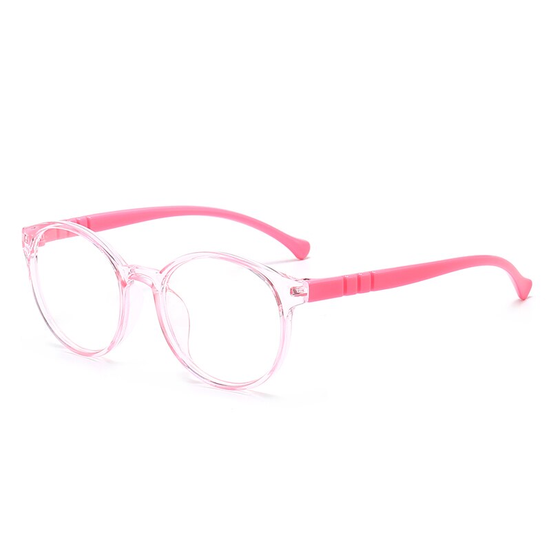 Lunettes de sécurité pour enfants, verres anti-lumière bleue, monture en Silicone, verres clairs, jeu vidéo, pour filles et garçons: 9-MN1013-C5
