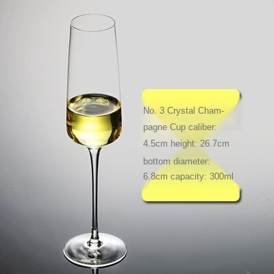 Kristallen Glas Champagne Glas Loodvrij Rode Wijn Glas Wijn Glas Cocktail Glasdrinkbeker Cocktail Glas Mok Creatieve Functies: C-glass 300ml-1pc