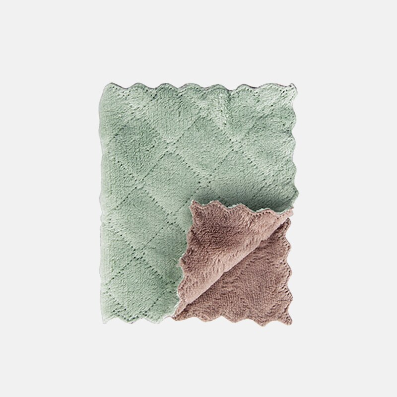 8 Stuks Thuis Microfiber Handdoeken Voor Reiniging Microvezel Veeg Voor Keuken Absorberende Dikkere Doek Tafel Keuken Handdoek Washandje: 4 / 4pcs