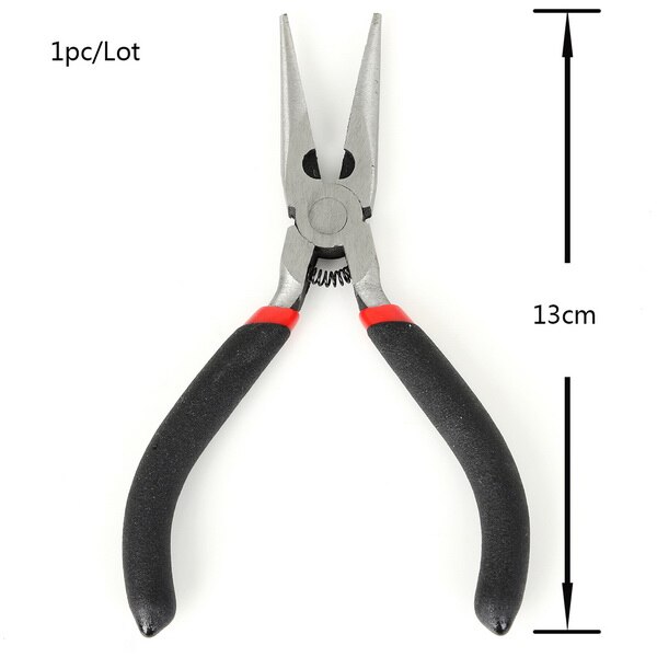 Handmade Beaded Curved Needle Tools Necessary Dedicated Round Nose Pliers Long Flaring Pliers Make Hole Tweezers Caliper: 03